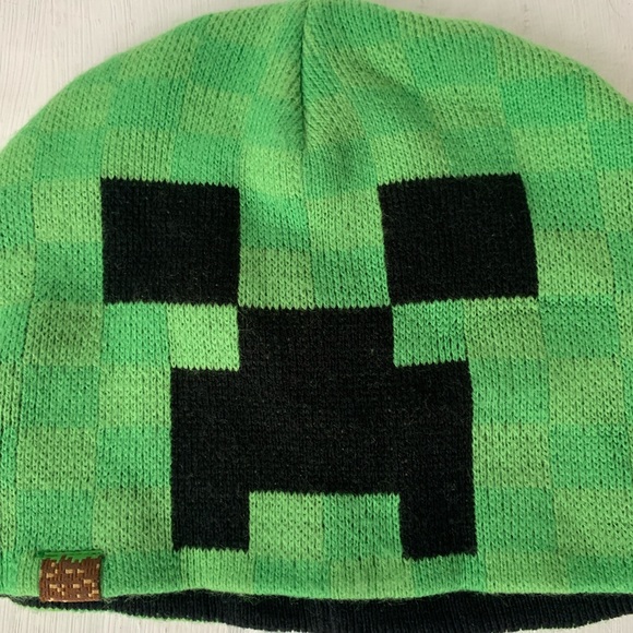 Minecraft Jinx creeper boys warm winter hat - Picture 2 of 5